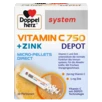Abbildung der Produktverpackung Doppelherz system VITAMIN C 750 DEPOT Frontansicht